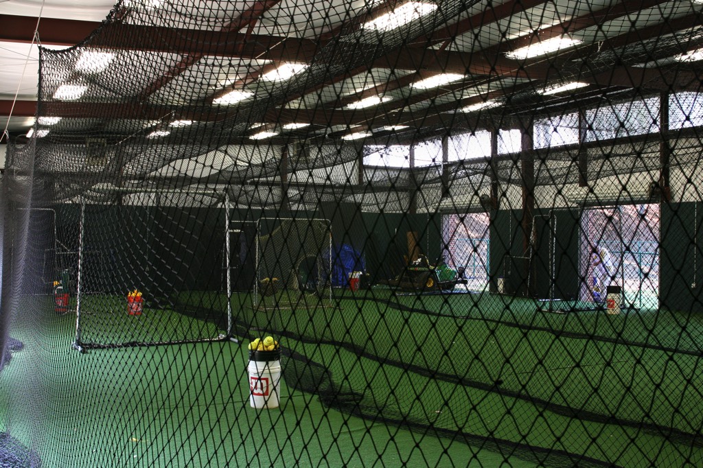 St. Pius X Indoor Baseball Facility Interior