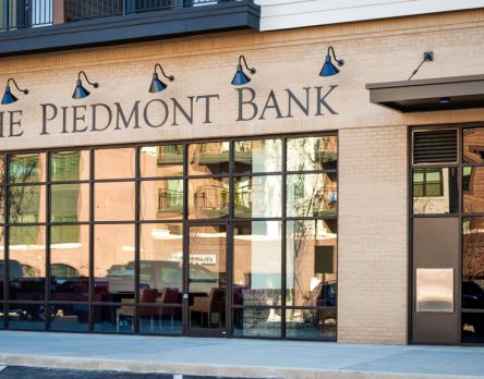 The Piedmont Bank Front Entrance