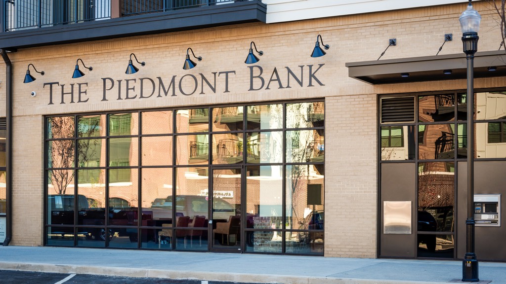 The Piedmont Bank Front Entrance